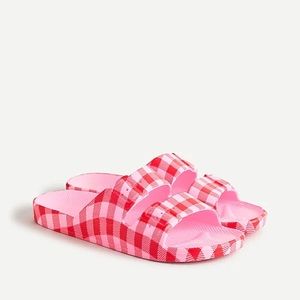 Freedom Moses X J.Crew gingham sandals